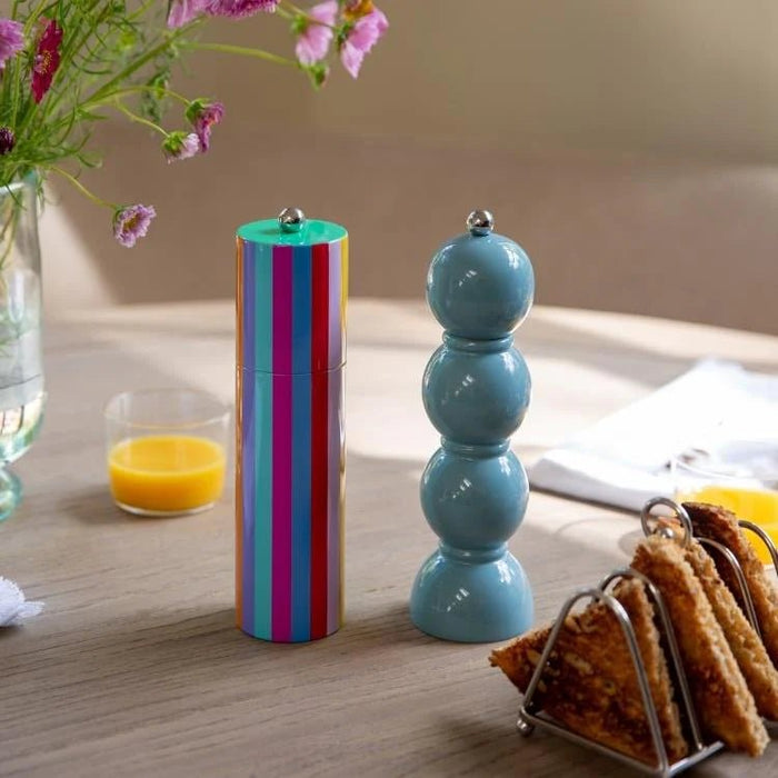Peper - en zoutmolen Multicoloured Striped Column 23cm - Peper - en zoutmolen - Addison Ross