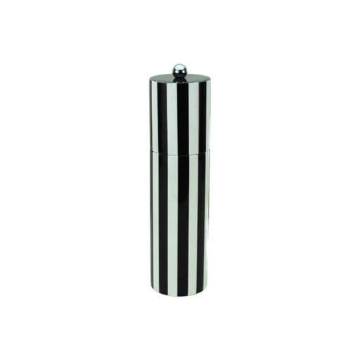 Salt and pepper mill Stripe Black & White 23cm - Salt and pepper mill - Addison Ross