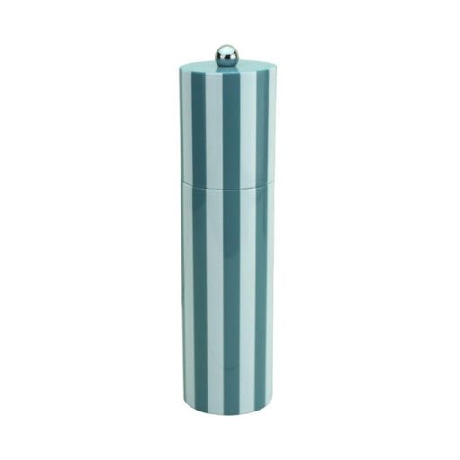 Salt and pepper mill Stripe Chambray & White 23cm - Salt and pepper mill - Addison Ross