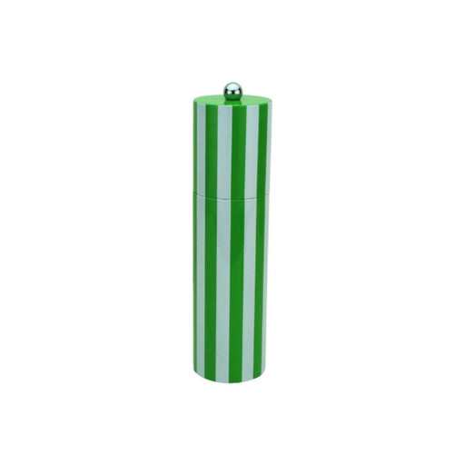 Peper - en zoutmolen Stripe Leaf & White 23cm - Peper - en zoutmolen - Addison Ross