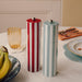 Salt and pepper mill Stripe Red & White 23cm - Salt and pepper mill - Addison Ross