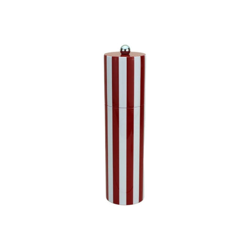 Salt and pepper mill Stripe Red & White 23cm - Salt and pepper mill - Addison Ross