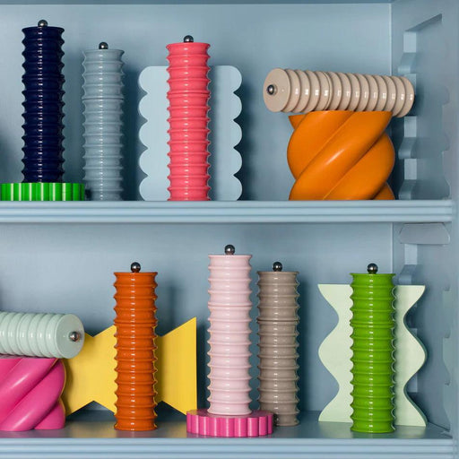 Salt and pepper mill Twister Pink 24cm - Salt and pepper mill - Addison Ross