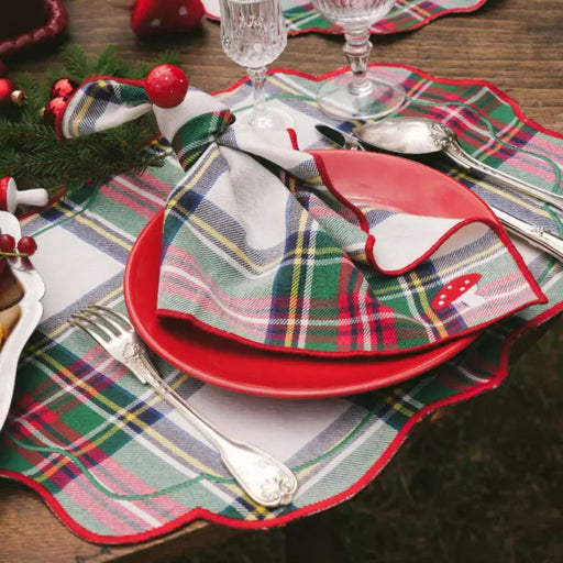 Placemat Highland Snow 39x49cm (set van 2) - Placemats - Maison Dinette