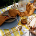 Placemat frayed edge Amarillo Limon motif 104 50x35cm - Placemats - Teixits Vicens