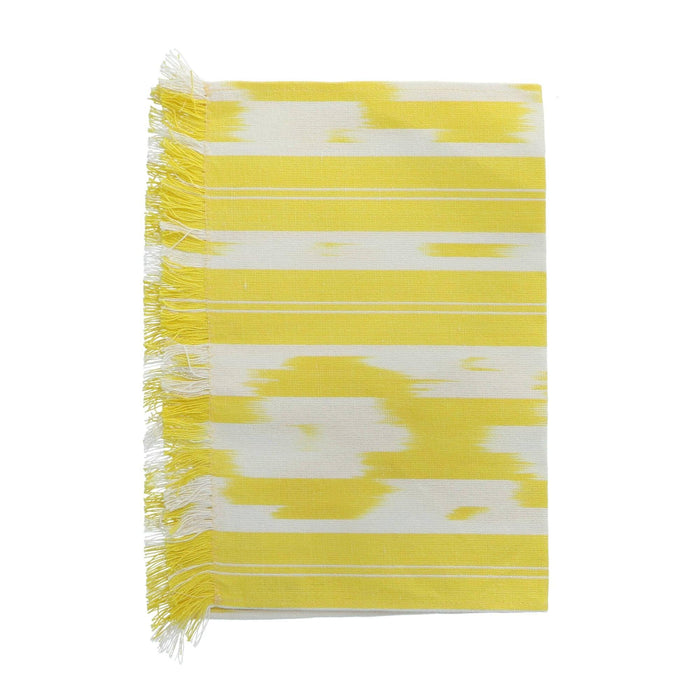 Placemat frayed edge Amarillo Limon motif 104 50x35cm - Placemats - Teixits Vicens