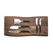 Premium Line 5 cheese knives black with serving board acacia wood - Cheese knife sets - Laguiole Style de Vie