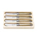 Premium Line butter knives pearl in wooden tray (set of 4) Laguiole Style de Vie - FOODIES IN HEELS