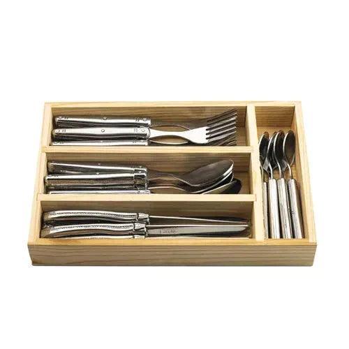 Premium Line Couvert bestekset 24 - delig in bestekbak - Bestek - Laguiole Style de Vie