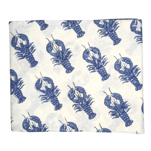 Round tablecloth Lobster Blue 220cm LNH - FOODIES IN HEELS