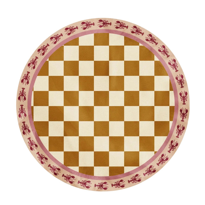 Rond tafelkleed The Red Lobster 180cm - Tafelkleden - Casa Juna