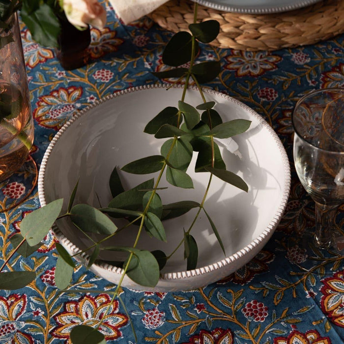 Salad Bowl Pizzolato Bianco 24cm - Salad bowls - Enza Fasano