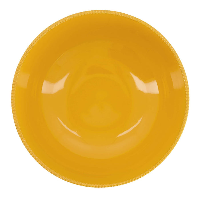 Salad Bowl Pizzolato Mustard 24cm - Salad bowls - Enza Fasano