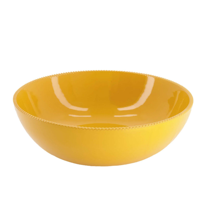 Salad Bowl Pizzolato Mustard 24cm - Salad bowls - Enza Fasano