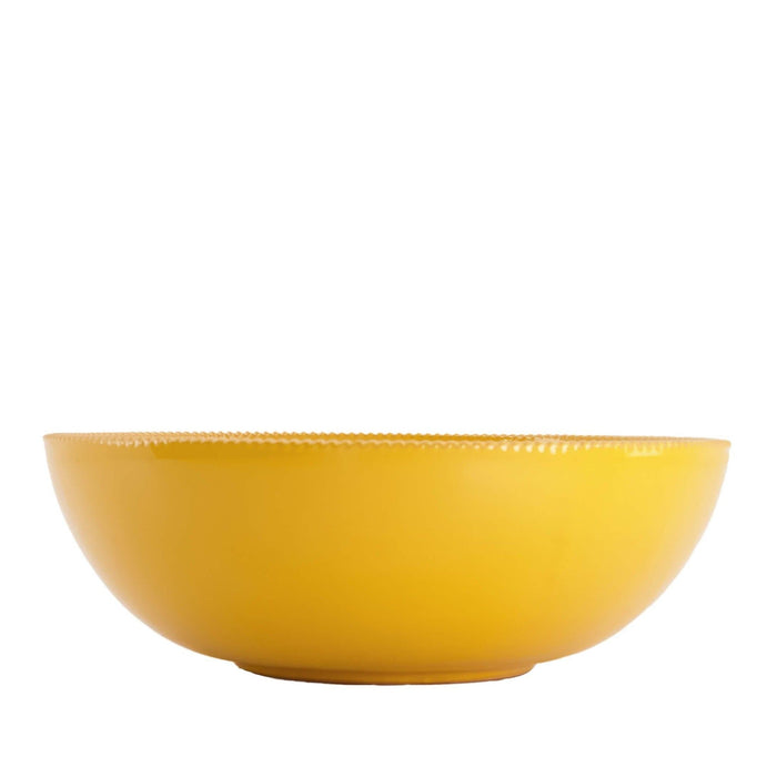 Salad Bowl Pizzolato Mustard 24cm - Salad bowls - Enza Fasano