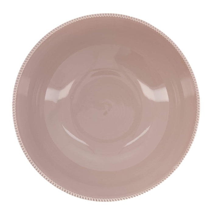 Salad Bowl Pizzolato Taupe 28cm Enza Fasano - -. FOODIES IN HEELS