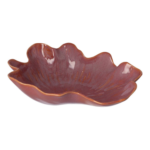 Saladeschaal Algas Marron Glacé 30x10cm - Schalen - Gresnovo