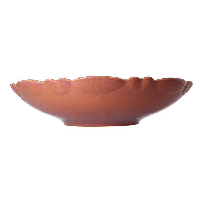 Salad bowl Moove Marron Glacé 38cm - bowls - Gresnovo