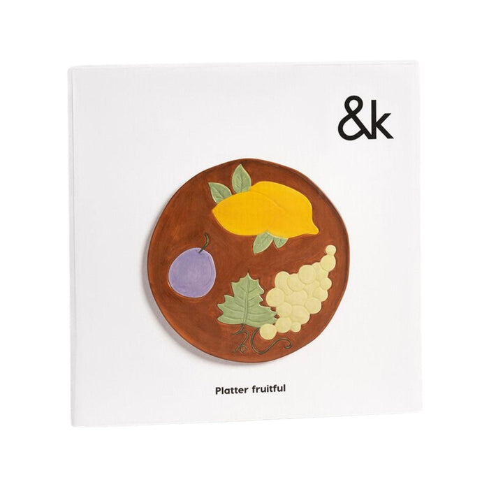 bowl grapes and lemon 26,5cm - bowls - &Klevering