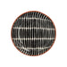 bowl with stripe pattern black 27cm Casa Cubista - FOODIES IN HEELS