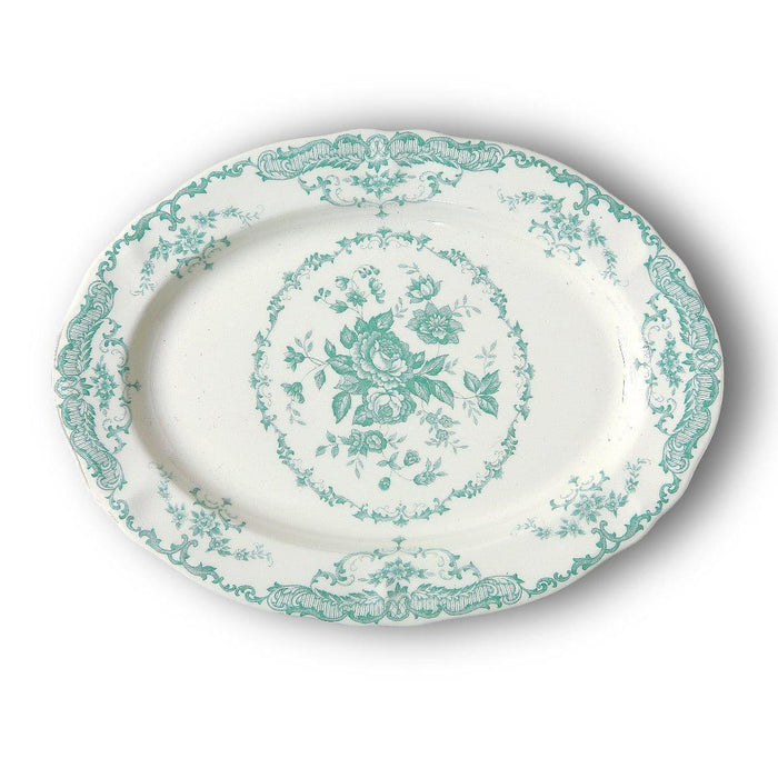 bowl oval Rose Turquoise 31cm (set of 2) Bitossi - -. FOODIES IN HEELS