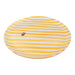Serving tray with stripe pattern yellow 40cm Casa Cubista - -. FOODIES IN HEELS