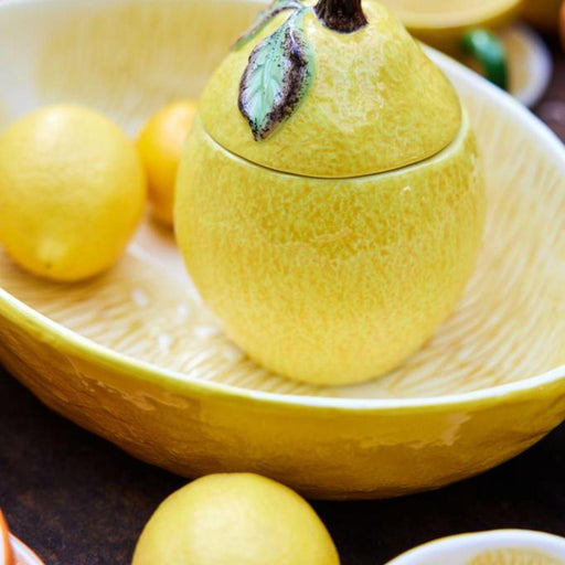 Serving bowl lemon 32cm Byon - FOODIES IN HEELS