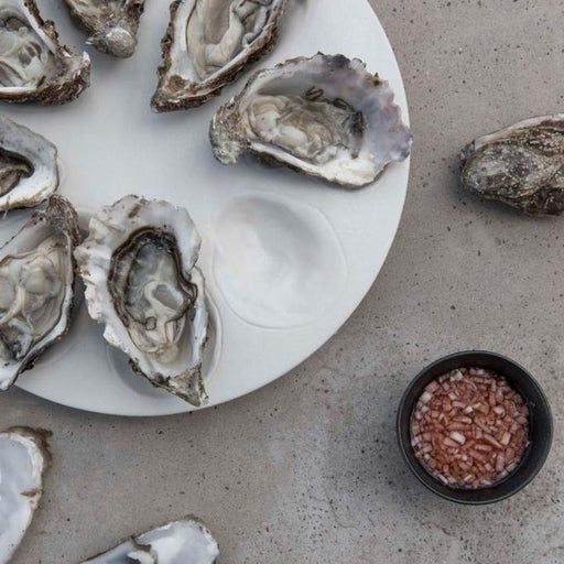 Serveerschaal Oyster 27cm - Schalen - Byon