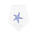 Napkin Blue Starfish 45x45cm - Napkins - Mariaida Home