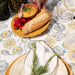 Napkin Bourdon Canvas Mimi - Blanc & Bourdon Kaki (set of 6) - Napkins - Maison de Vacances