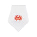 Napkin Crab embroidered 45x45cm - Napkins - Mariaida Home
