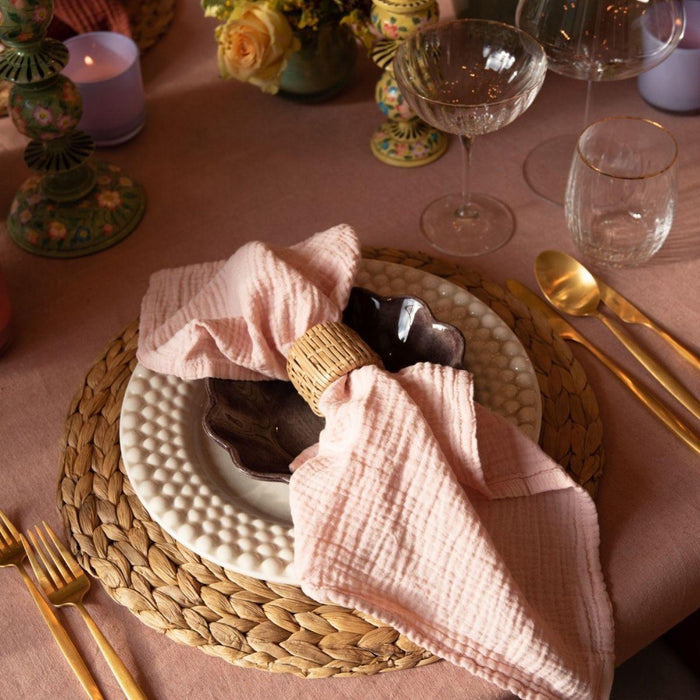 Napkin Delicate Pink 40x40cm (set of 2) - Napkins - Les Pensionnaires