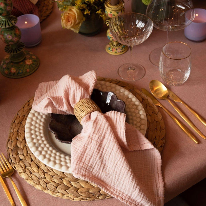 Napkin Delicate Pink 40x40cm (set of 2) - Napkins - Les Pensionnaires
