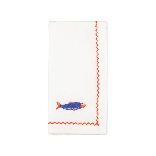 Napkin Sardine Blue 35x50cm - Napkins - Mariaida Home