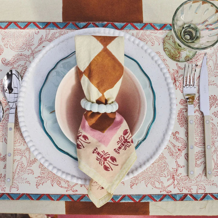 Servet The Red Lobster 40x40cm - Servetten - Casa Juna