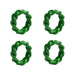 Napkin rings braid green (set of 4) &Klevering - -. FOODIES IN HEELS