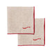 Servetten 100% linnen Dinner on Us 40x40cm (set van 2) - Servetten - Kulu Club