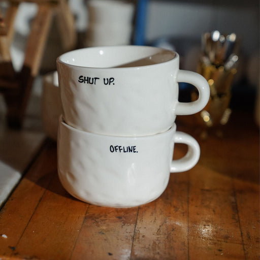 Shut Up cappuccino mok - Mokken - Anna + Nina