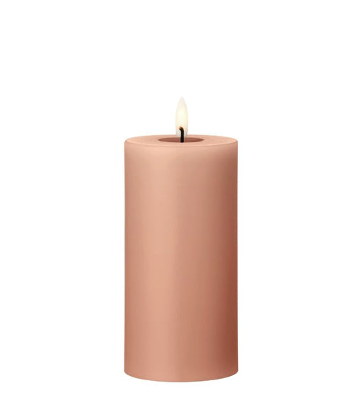 Stem candle 15cm Rosy Caramel LED - Candles - Ester & Erik