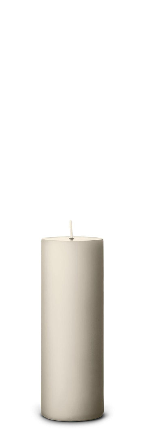 Globe candle H 15cm D 5cm linen gray Ester & Erik - -. FOODIES IN HEELS