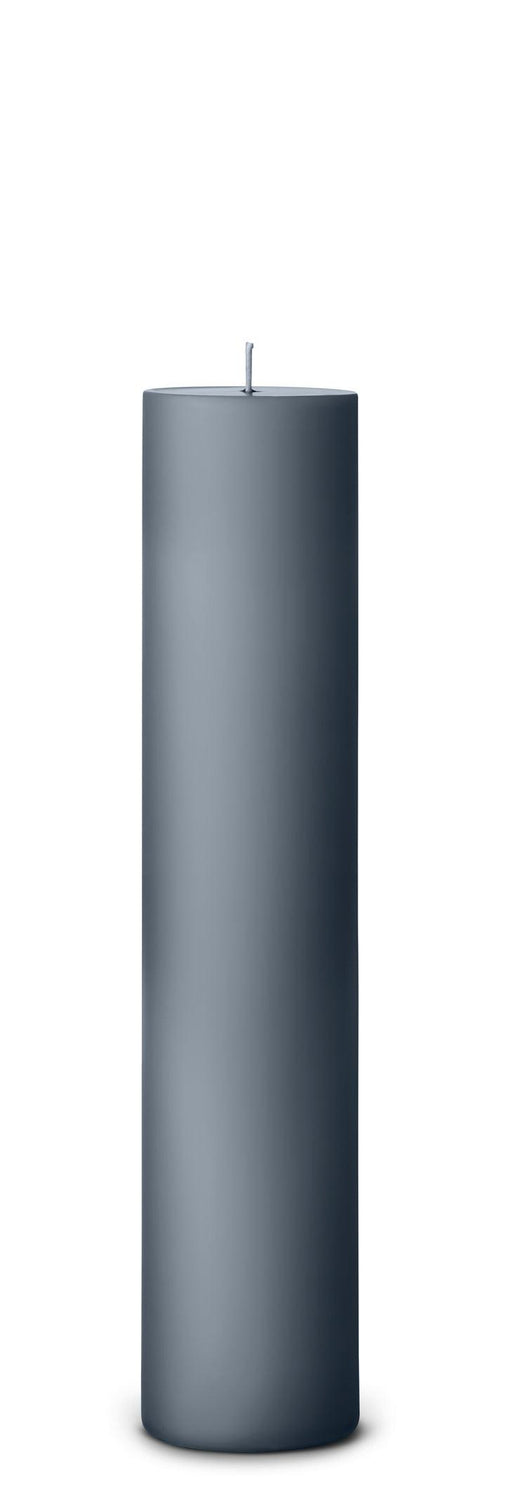 Pillar candle H 25cm D 5cm gray, dark Ester & Erik - FOODIES IN HEELS