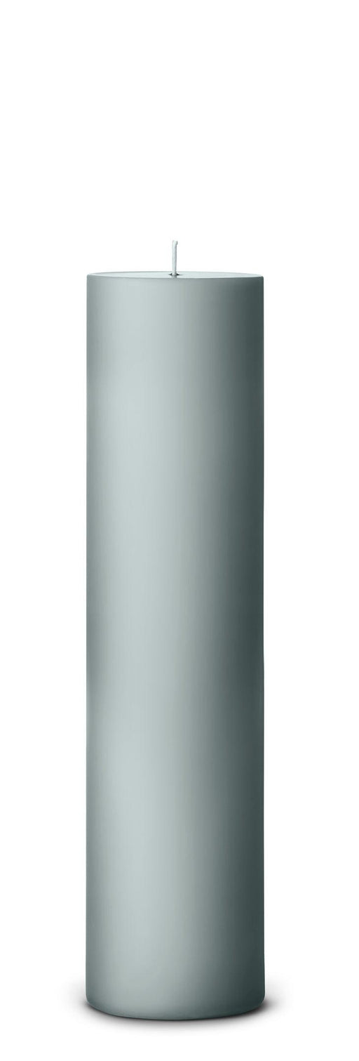 Pillar candle H 25cm D 6cm gray, light Ester & Erik - FOODIES IN HEELS