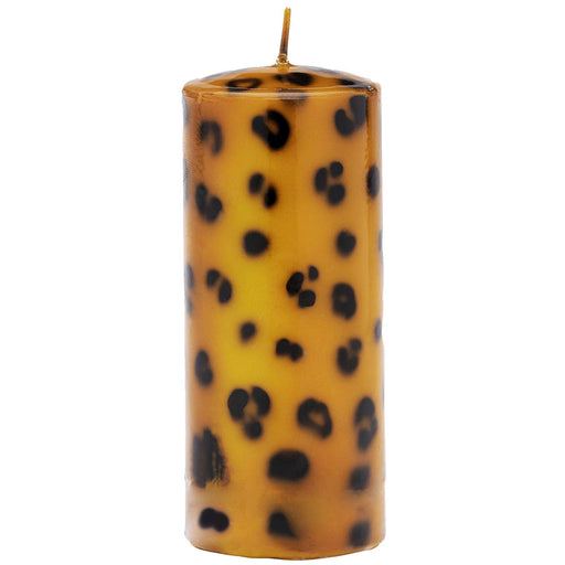 Bell jar candle Leopard print 15cm - Candles - Anna + Nina