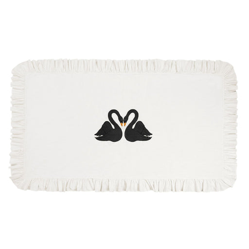 Tafelkleed Black Swan 155x255cm - Tafelkleden - Anna + Nina