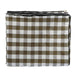 Tafelkleed Bourdon Canvas Mimi Vichy - Vichy Kaki & Bourdon Noir 145x350cm - Tafelkleden - Maison de Vacances