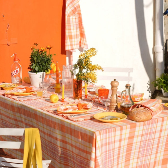 Tablecloth Delvaux Papaya 170x360cm - Tablecloths - Maison Dinette