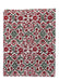 Tablecloth handprinted cotton red beige motif 250x150cm Les Ottomans - FOODIES IN HEELS