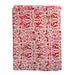 Tablecloth handprinted cotton white red pattern 250x150cm Les Ottomans - - FOODIES IN HEELS