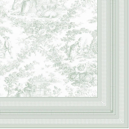 Tablecloth cotton green 160x300cm La Cuca - FOODIES IN HEELS