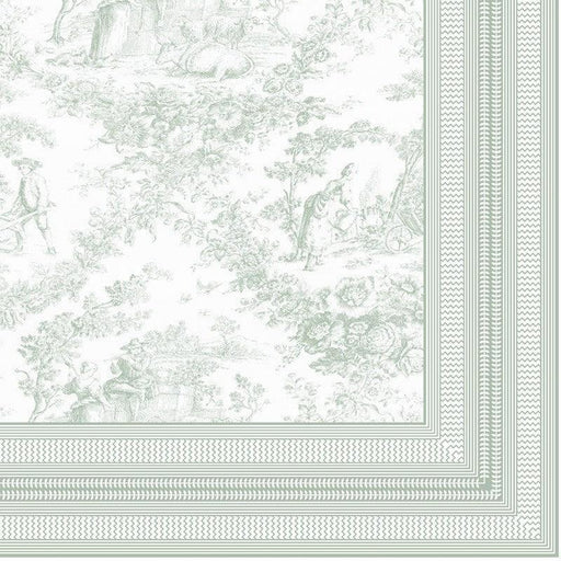 Tablecloth cotton green 160x300cm - Tablecloths - La Cuca